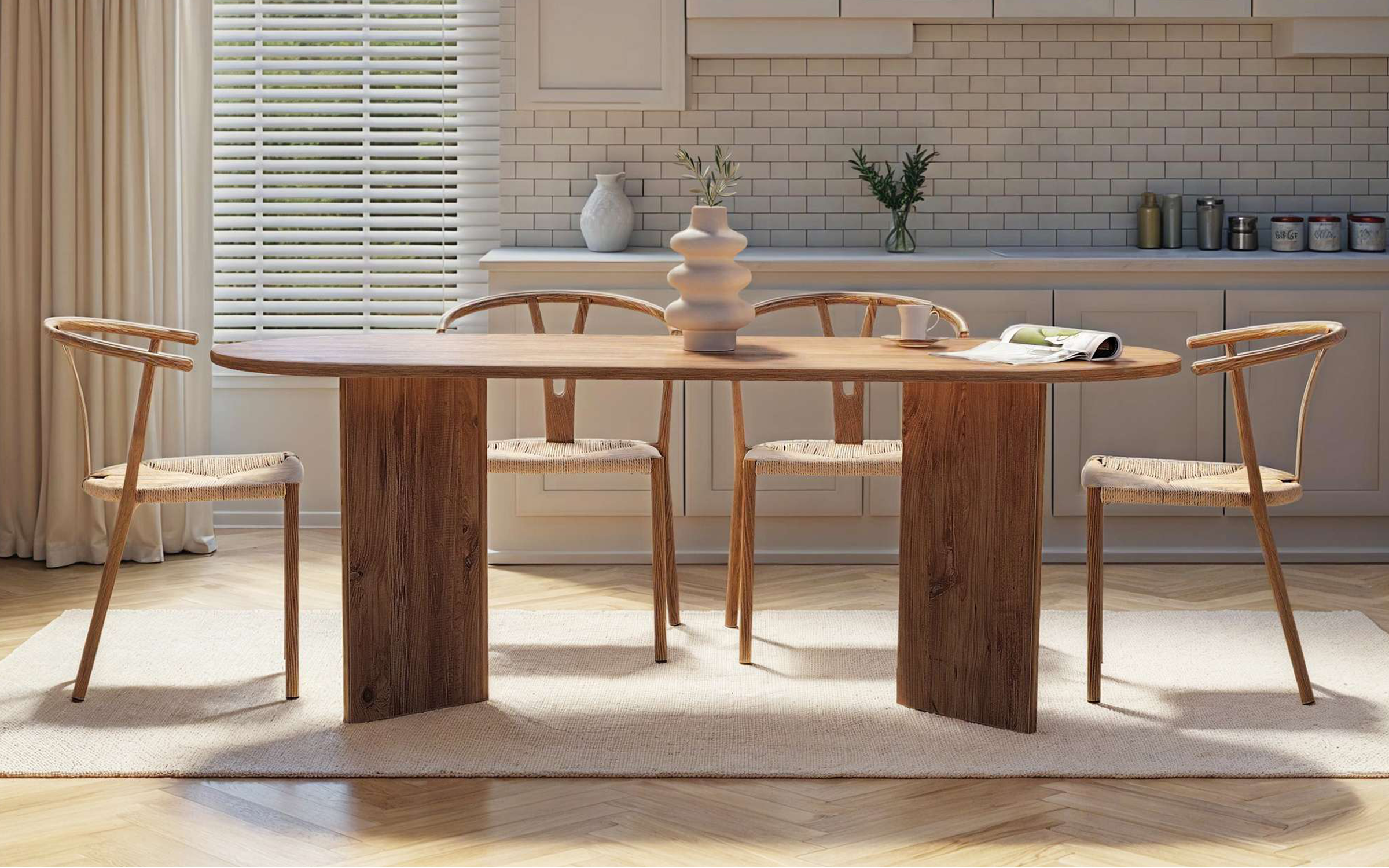 Dining table Sabela, Atlantic pine  3